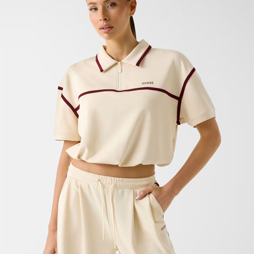 Guess Γυναικεία μπλούζα polo Jasmine Half-Zip Polo